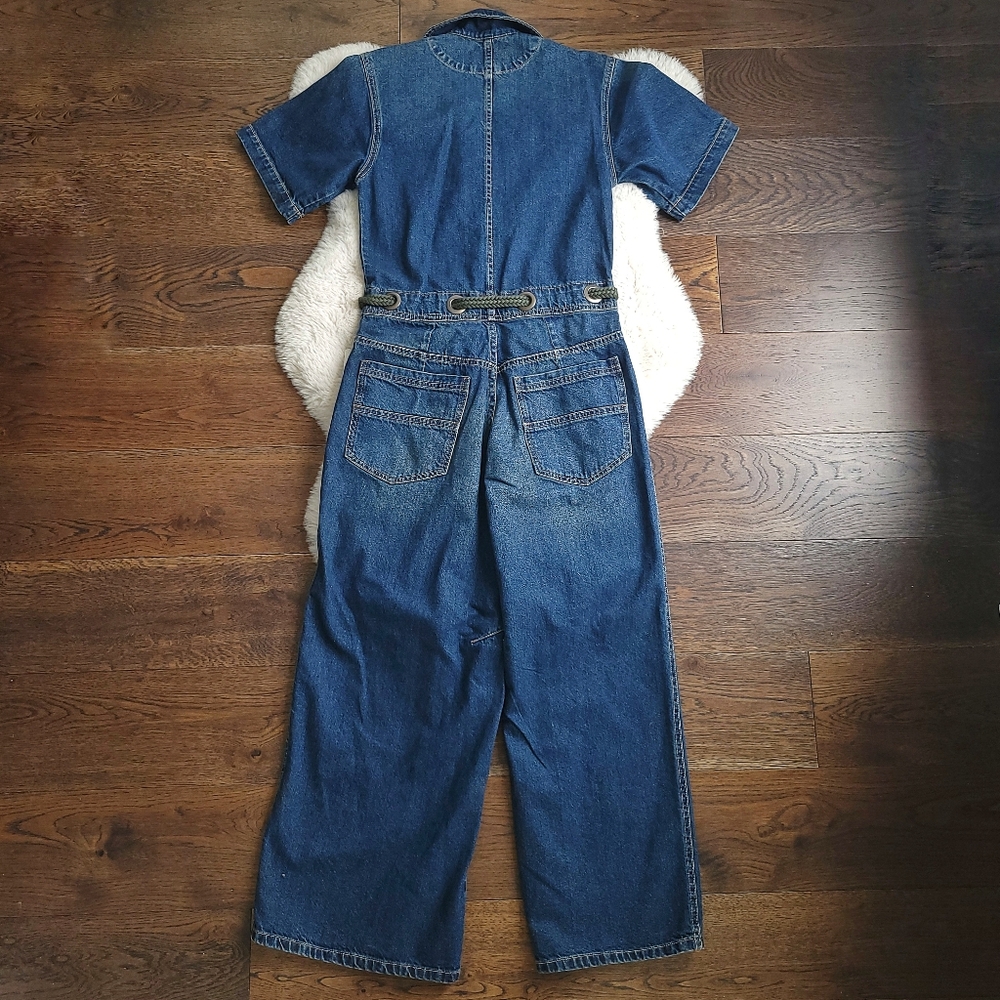 Free People Edison Wideleg Coveralls Denim Boilersuit - Picture 10 of 11